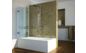 Распашная стеклянная шторка для ванны GuteWetter Lux Pearl GV-002A