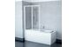 Складная стеклянная шторка для ванны Ravak VS2