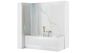 Неподвижная стеклянная шторка для ванны Rea Elegant