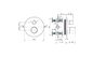 Термостатический смеситель скрытого монтажа для ванны/душа Ideal Standard Ceratherm T100 A5814