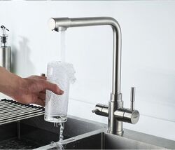 Смеситель для кухонной мойки с выходом на фильтр для питьевой воды Ledeme L4355-3