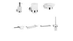 Набор аксессуаров для ванной и туалета Hansgrohe Logis Universal 01.4
