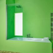 Неподвижная стеклянная шторка для ванны GuteWetter Lux Pearl GV-601A