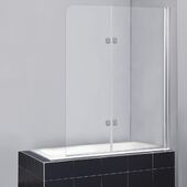 Распашная стеклянная шторка для ванны BelBagno Sela V 21