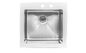 Стальная кухонная мойка со стеклом ZorG Inox Glass GS 5553