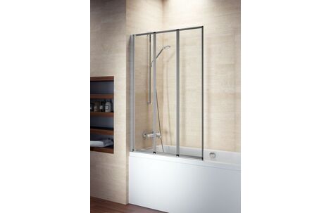 Складная стеклянная шторка для ванны Riho VZ Alta 100