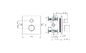 Термостатический смеситель скрытого монтажа для душа Ideal Standard Ceratherm C100 A6956