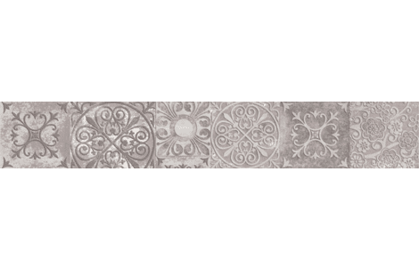 Beryoza Ceramica Амалфи серый Фриз 60x9,5