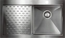 Стальная кухонная мойка Seaman Eco Marino SMV-860PL(R)