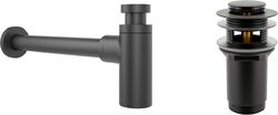 Комплект 2 в 1: сифон и донный клапан Wellsee Drainage System 182105001