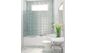 Неподвижная стеклянная шторка для ванны GuteWetter Trend Pearl GV-861A