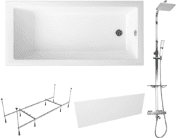 Готовое решение: акриловая ванна Lavinia Boho Element с душевой системой Weltwasser TS 5280
