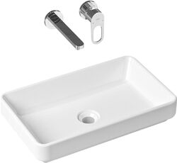 Комплект раковины и смесителя 2 в 1 Lavinia Boho Bathroom Sink Slim 21510157